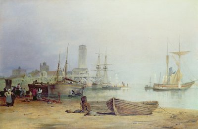 Low Lights, North Shields by Thomas Miles Richardson